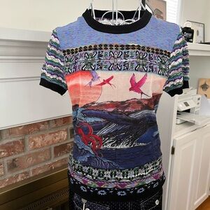 Knit Top with beautiful thread and design